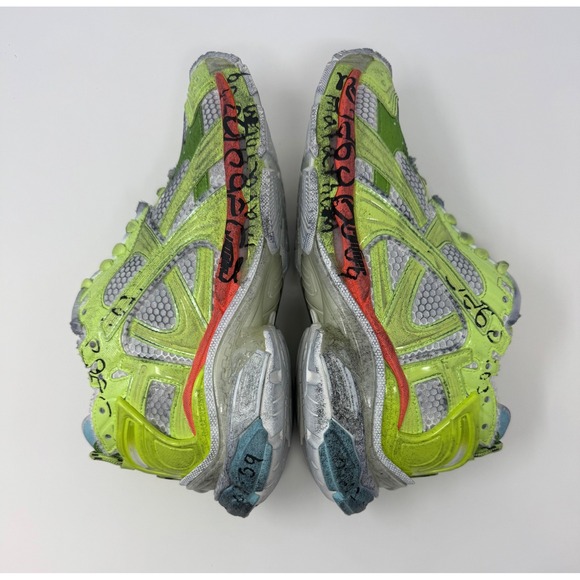 Balenciaga Marathon Runner Sneaker Yellow Unreleased Demna Size 12 US 45 EU - Picture 3 of 10